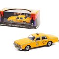 Greenlight 1-43 Scale 1987 Chevrolet Caprice N.Y.C. Taxi Diecast Model Car, Yellow 86611